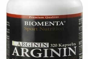 L-Arginin hochdosiert – 3600 mg – 320 Kapseln, 2-3 Monatskur von Biomenta